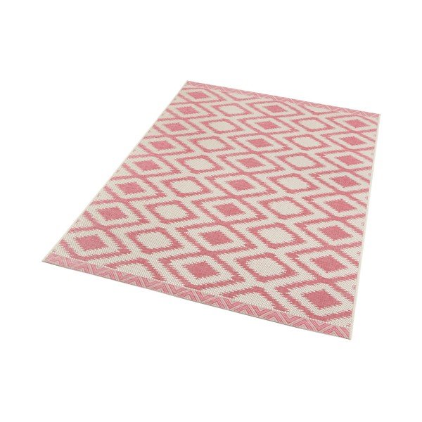 Isle piros-krémszínű kültéri szőnyeg, 140 x 200 cm - NORTHRUGS-image-2