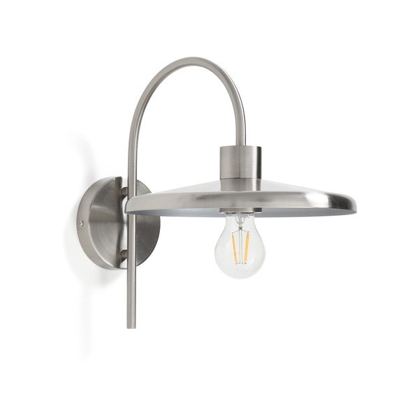 Ezüstszínű fali lámpa ø 27 cm Nuvira – Kave Home