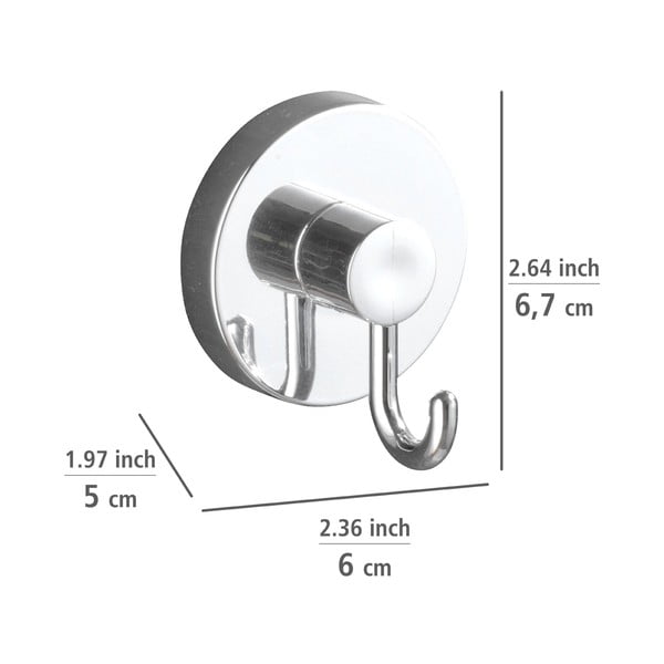 Szürke öntapadós fürdőszobai kiegészítő szett Milazzo – Wenko-image-2