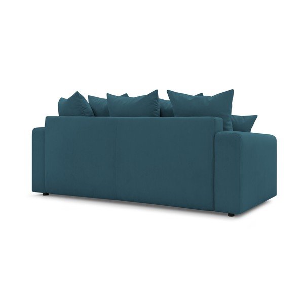 Envy kék kordbársony kinyitható kanapé - Bobochic Paris-image-4
