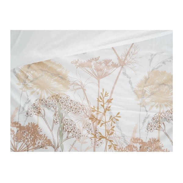 Fehér-terrakotta színű egyszemélyes krepp ágyneműhuzat 140x200 cm Caraway – B.E.S.-image-1