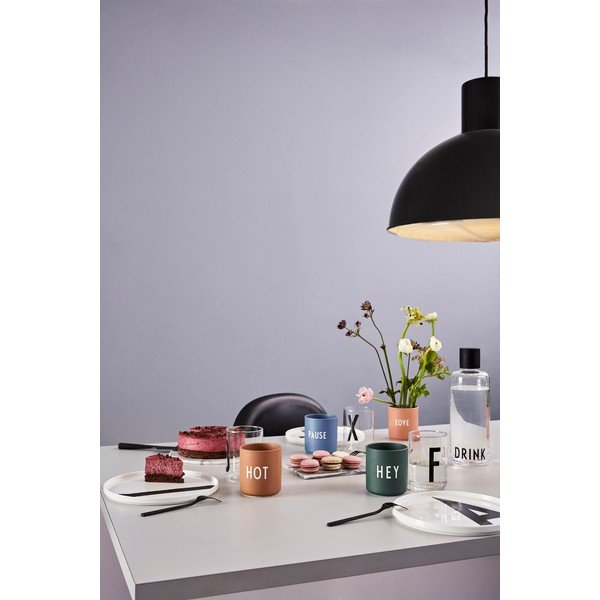 Sötétzöld porcelán bögre 300 ml Hey – Design Letters-image-3