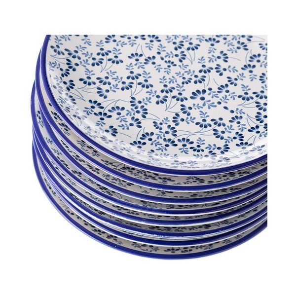 Kék-fehér tányér - Unimasa Meadow-image-2