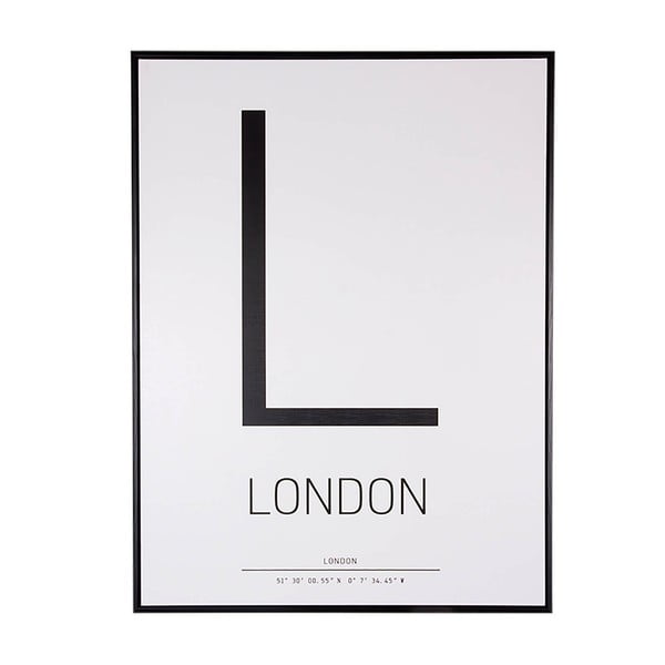 L Letter kép, 60 x 80 cm - sømcasa