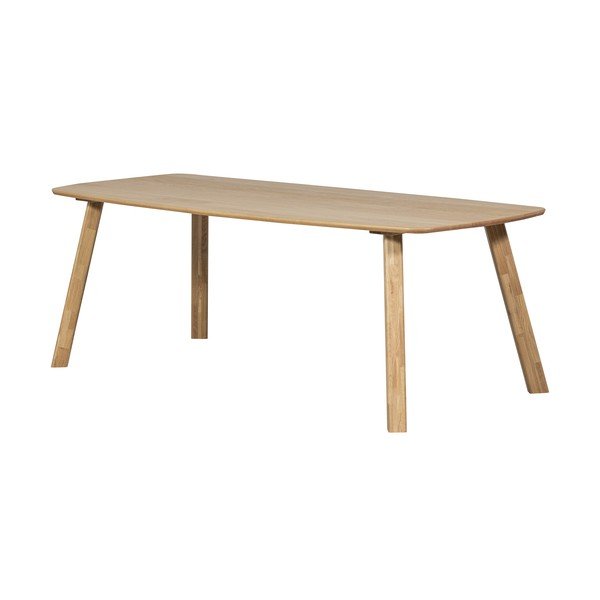 Tölgyfa étkezőasztal 100x180 cm Tablo – WOOOD-image-2