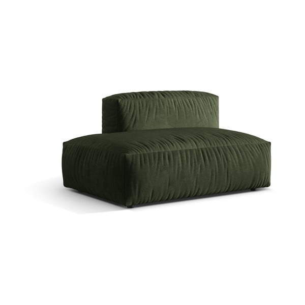 Zöld bársony kanapé modul (bal oldali) Martina – Micadoni -image-1