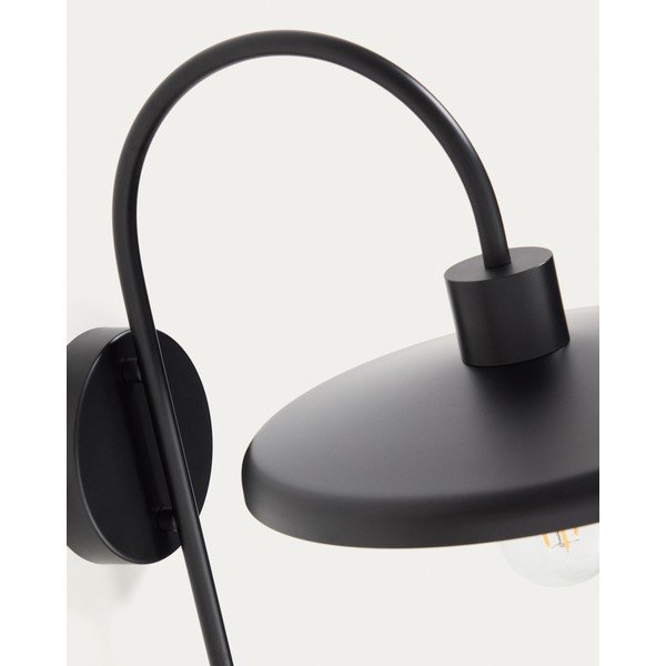 Fekete fali lámpa ø 27 cm Nuvira – Kave Home-image-3