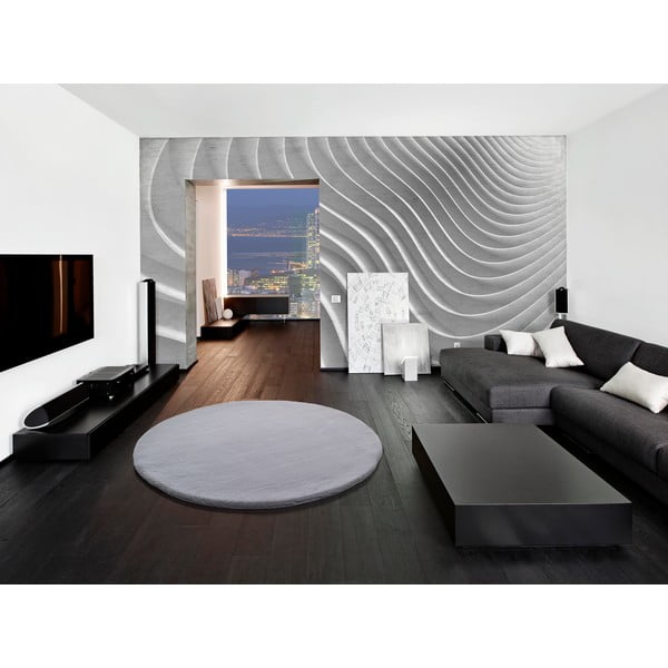 Fox Liso szürke szőnyeg, ø 120 cm - Universal-image-1