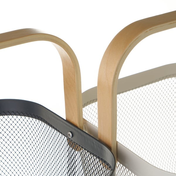 Fém drót kosár szett 2 db-os - Casa Selección-image-2