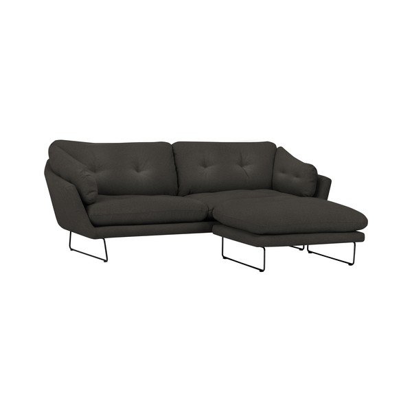 Comet szürkésbarna kanapé és puff szett - Windsor & Co Sofas-image-1