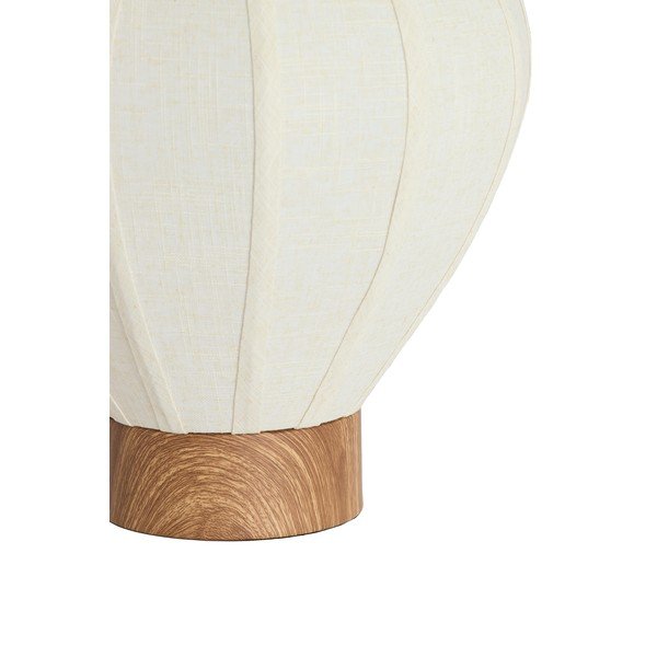 Krémszínű fém asztali lámpa textil búrával (magasság 36 cm) Kyzo – Light & Living-image-4