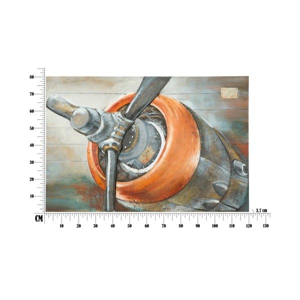 Aviator kézzel festett kép, 120 x 80 cm - Mauro Ferretti-image-3