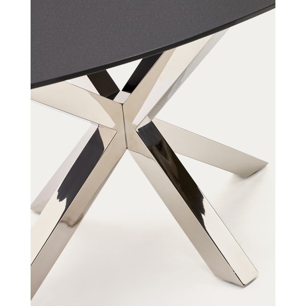 Étkezőasztal üveg asztallappal 100x200 cm Argo – Kave Home-image-1