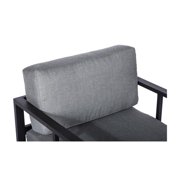 Bellisima grafitszürke kerti székek és fekete Loris asztal, ø 35 cm - Bonami Selection-image-4