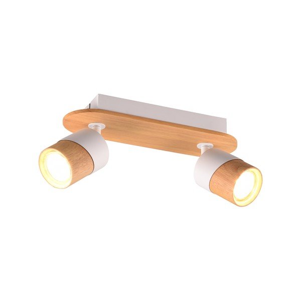 Fehér-barna mennyezeti lámpa ø 6 cm Aruni – Trio-image-3