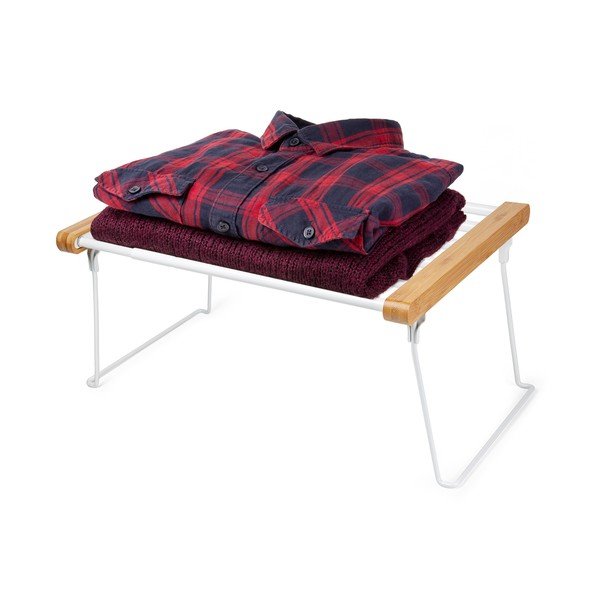 Extandable Shelf Rack fehér állítható polc ruhásszekrénybe - Compactor-image-3