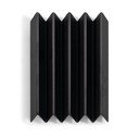 Fekete fém fali fogas 21 cm Sensu – Spinder Design