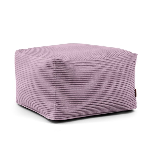 Lila kordbársony babzsákfotel Softbox MooG – SLOWDOWN