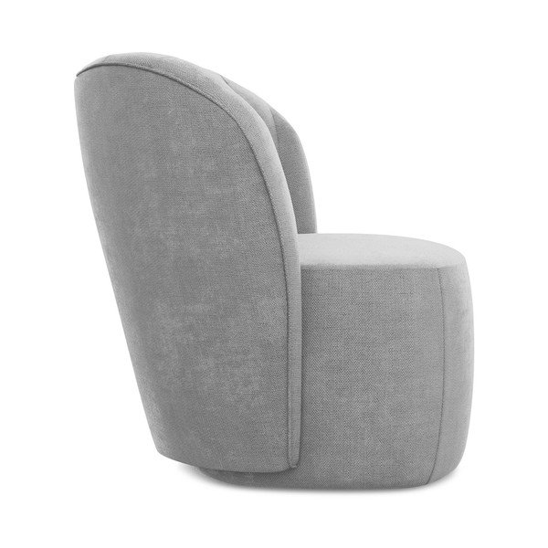 Szürke zsenília fotel Keloa – Makamii-image-2