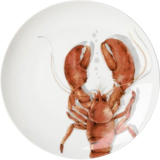 Piros porcelán tányér ø 25,5 cm Lobster - IHR