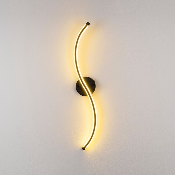Fekete LED fali lámpa Yilan – Opviq lights-image-2
