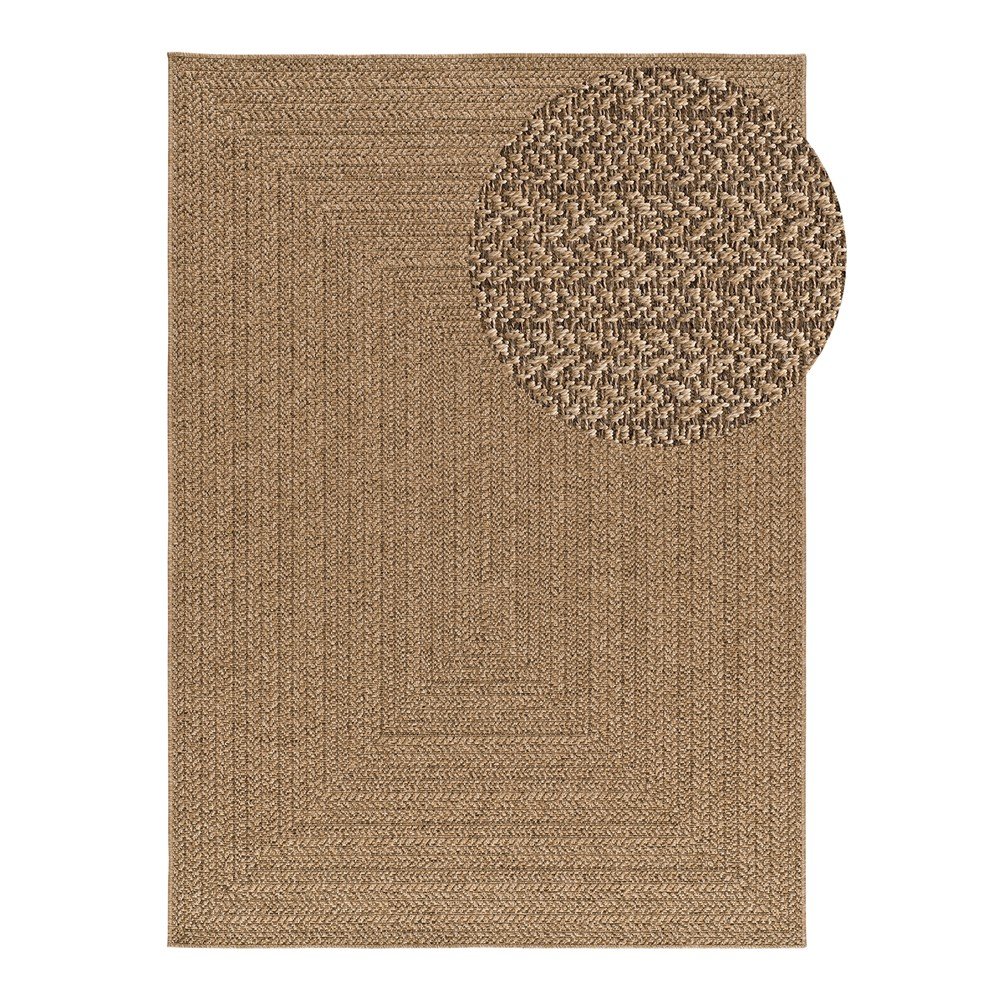 Natúr színű kültéri-beltéri szőnyeg 200x290 cm Acra – Universal