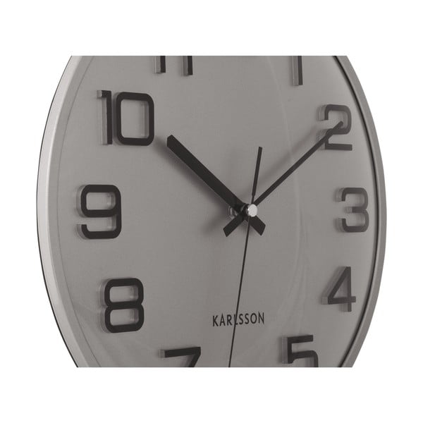 Falióra ø 30,5 cm 3D Numbers – Karlsson-image-2