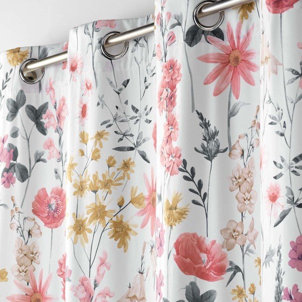 Bársony függöny 140x240 cm Florabella – douceur d'intérieur-image-1