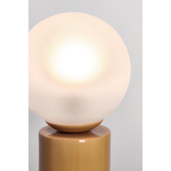 Fém asztali lámpa üveg búrával (magasság 47 cm) Malton – Bizzotto-image-2