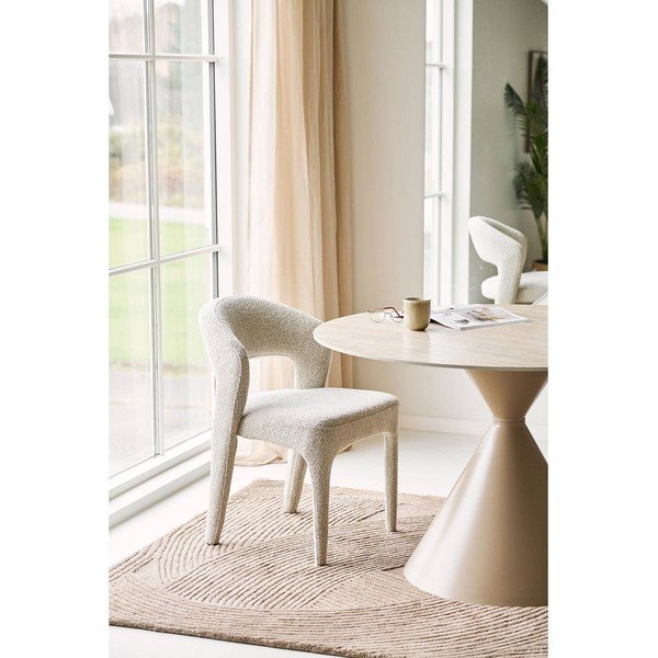 Kerek étkezőasztal kerámia asztallappal ø 120 cm Annecy – House Nordic-image-3