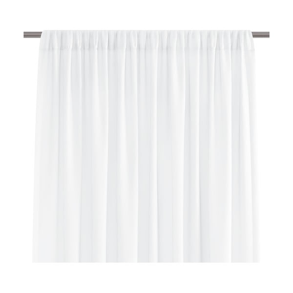 Voile Pleat fehér függöny, 140 x 250 cm - AmeliaHome