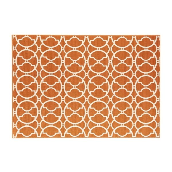 Interlaced narancssárga kültéri szőnyeg, 133 x 190 cm - Floorita-image-2