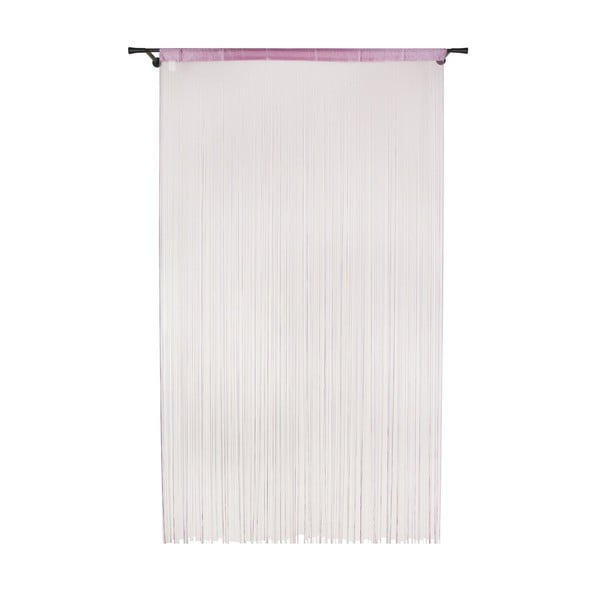 Lila átlátszó függöny 140x285 cm String – Mendola Fabrics