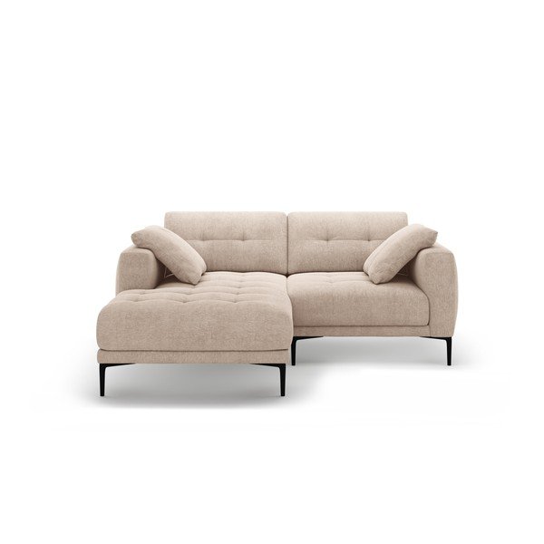 Világosbarna sarokkanapé (bal oldali-heverő résszel) Bemy – Micadoni 