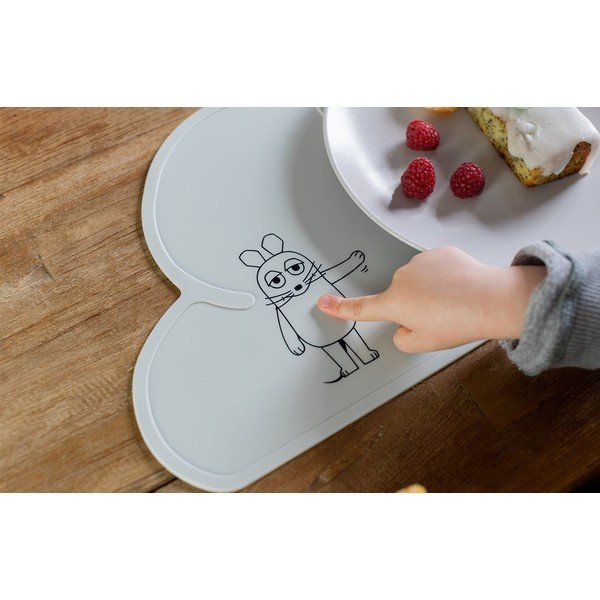 Mouse szürke szilikon tányéralátét, 49 x 27 cm - Kindsgut-image-3