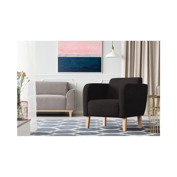Swing fekete fotel - Kooko Home-image-1