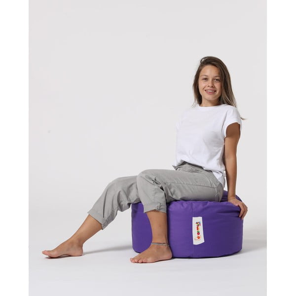 Lila kerti puff Round – Floriane Garden-image-1