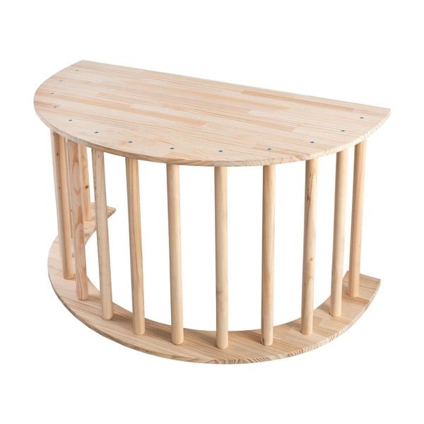 Natúr színű borovi fenyő hinta 60x100x60 cm Montessori – Little Nice Things-image-3