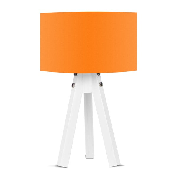 Bianca asztali lámpa narancssárga lámpaburával - Kate Louise