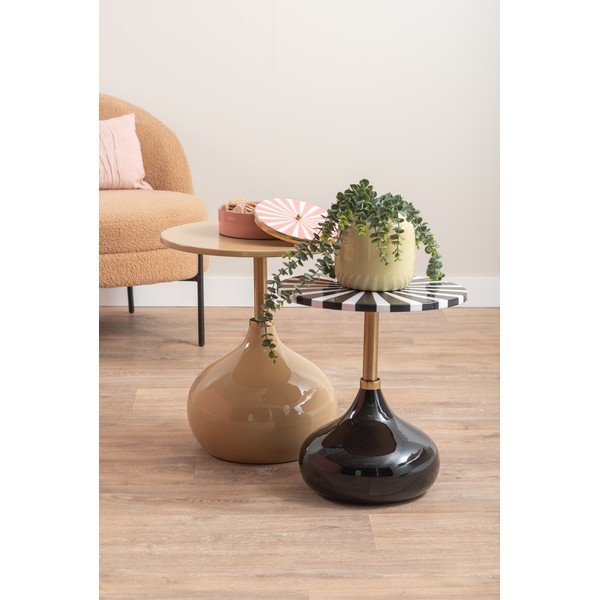 Fém kerek tárolóasztal ø 41 cm Candy Swirl – Leitmotiv-image-1