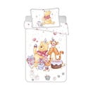 Fehér pamut gyerek ágyneműhuzat babaágyhoz 100x135 cm WTP "Birthday party" – Jerry Fabrics