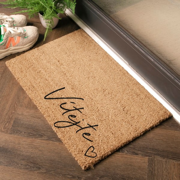 Kókuszrost lábtörlő 40x60 cm Vítejte – Artsy Doormats-image-1