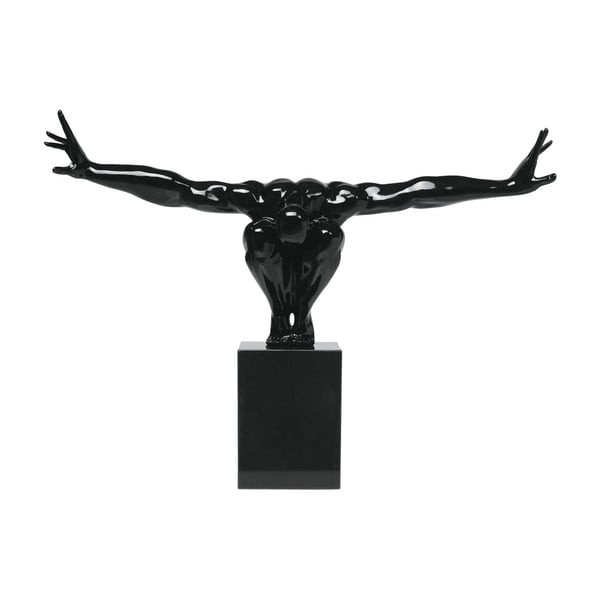 Athlet fekete dekorációs szobor - Kare Design