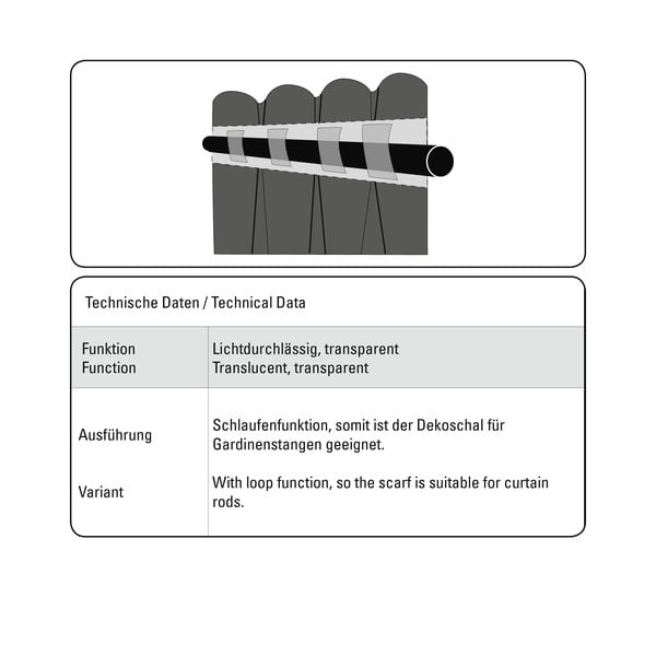 Szürke függöny 245x140 cm Natur - Gardinia-image-3