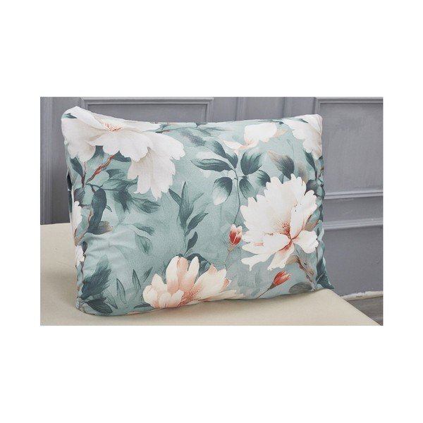 Türkiz egyszemélyes háromrészes mikroszatén ágyneműhuzat 140x200 cm Selma – My House-image-3