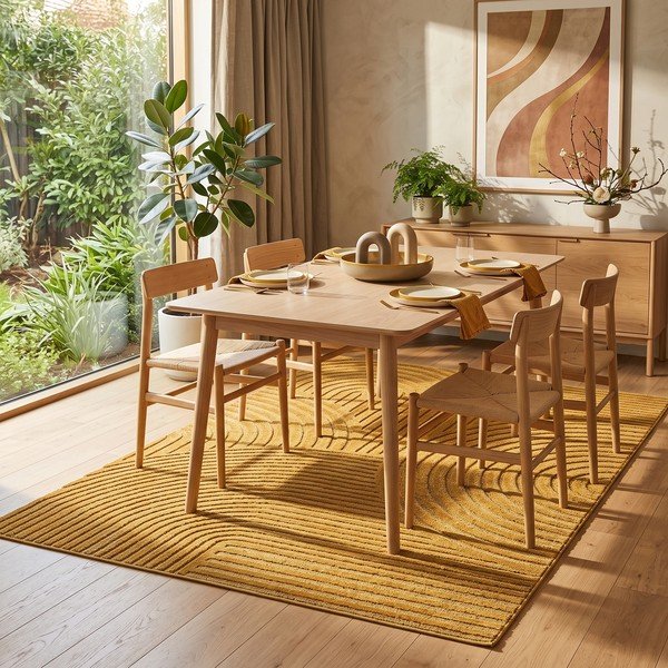 Okkersárga szőnyeg 200x290 cm Whirl – ESTE-image-3