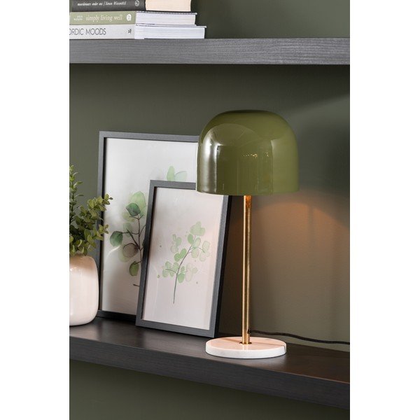 Khaki asztali lámpa fém búrával (magasság 50 cm) Manta – Leitmotiv-image-1