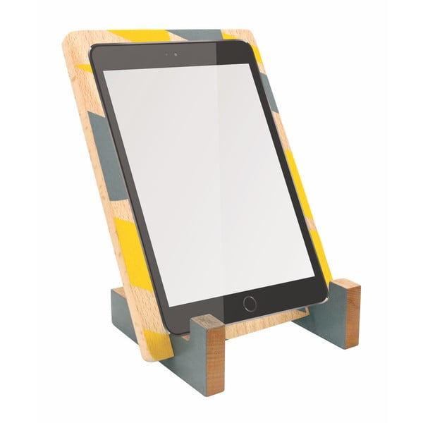 Geometrico bükkfa tablet tartó - Portico Designs