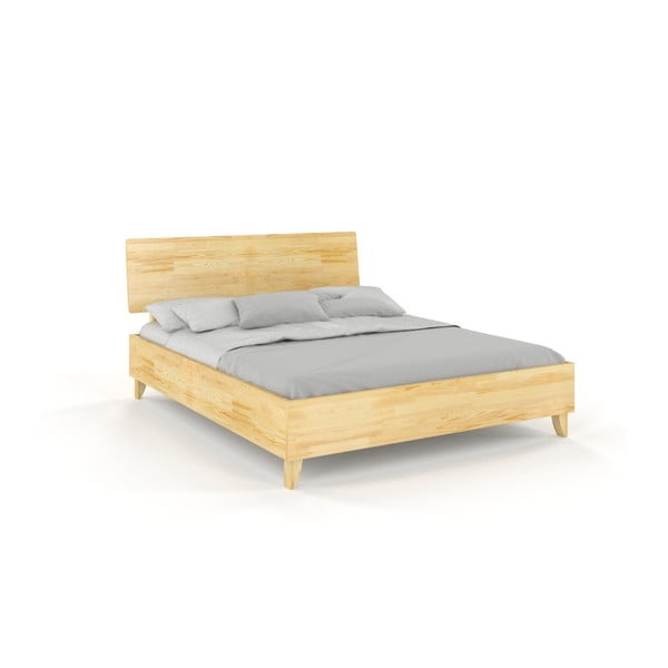 Viveca kétszemélyes tömör borovi fenyő ágy, 160 x 200 cm - SKANDICA