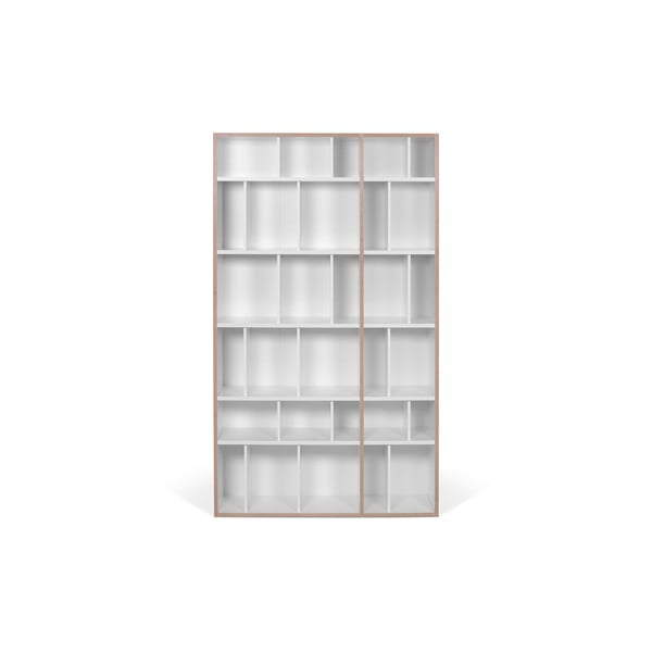 Fehér könyvespolc, szélesség 108 cm Group - TemaHome